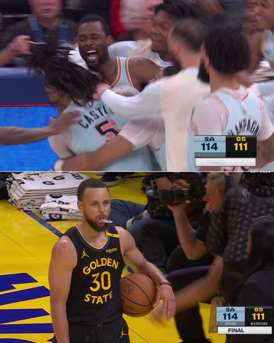 勇士惨败马刺，连胜纪录终结